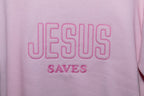 Jesus Saves- Embroidered side seams Sweatshirt