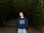 Jesus Saves Embroidered Sweatshirt