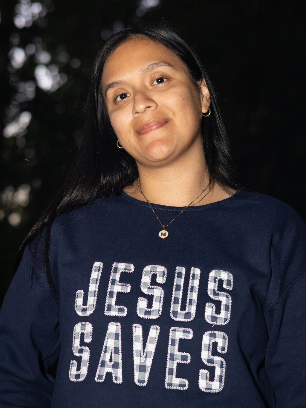 Jesus Saves Embroidered Sweatshirt