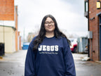 Jesus Distressed Sweatshirt