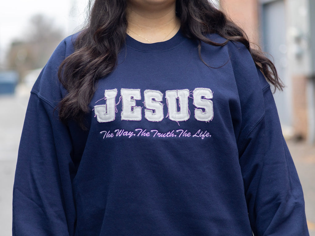 Jesus Distressed Sweatshirt