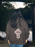 Jesus Saves Embroidered Zip Up