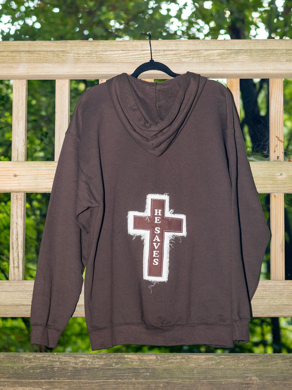 Jesus Saves Embroidered Zip Up