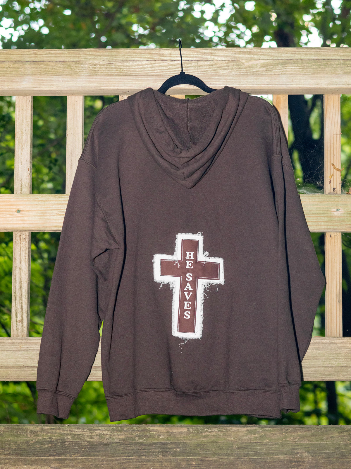Jesus Saves Embroidered Zip Up