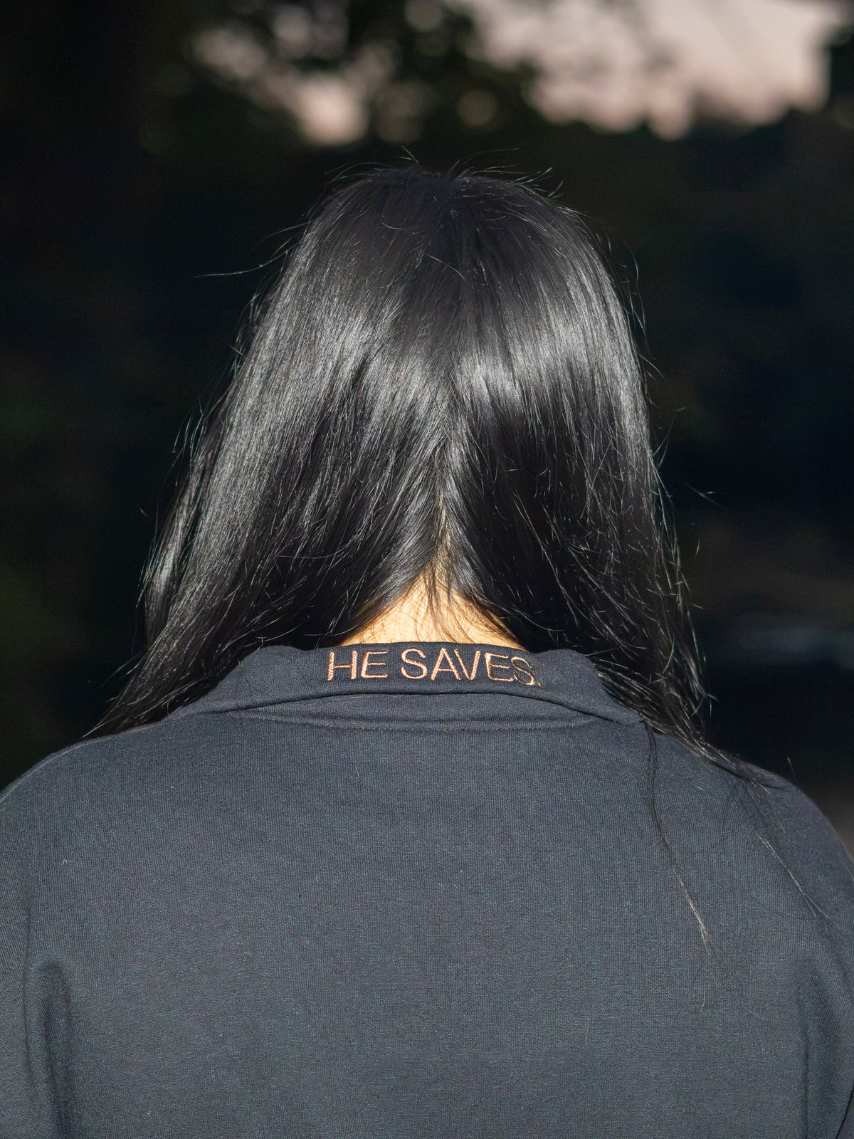 YESHUA Embroidered Quarter Zip Up