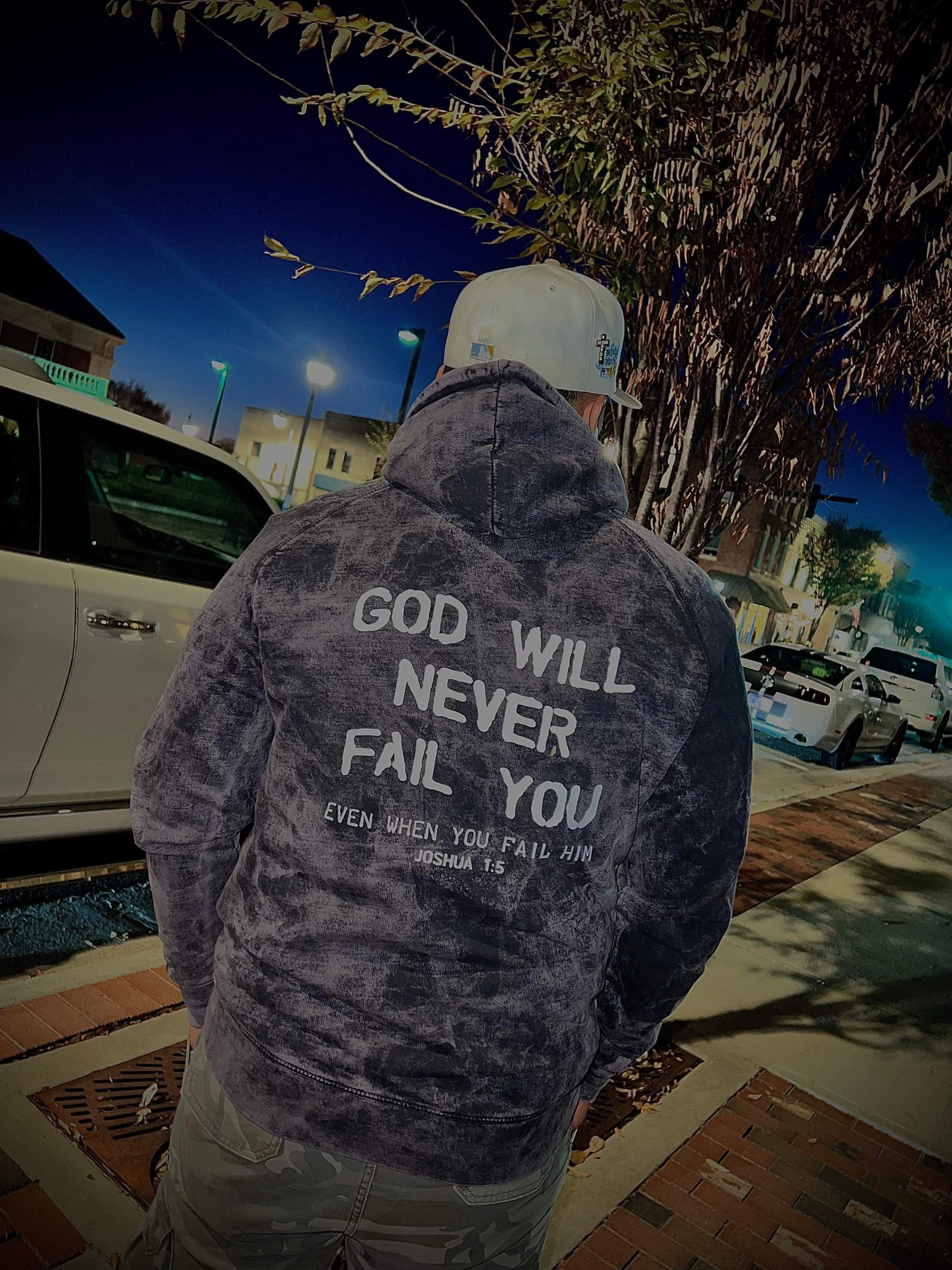 He Never Fails Hoodie