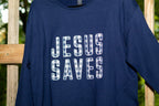 Jesus Saves Embroidered Sweatshirt