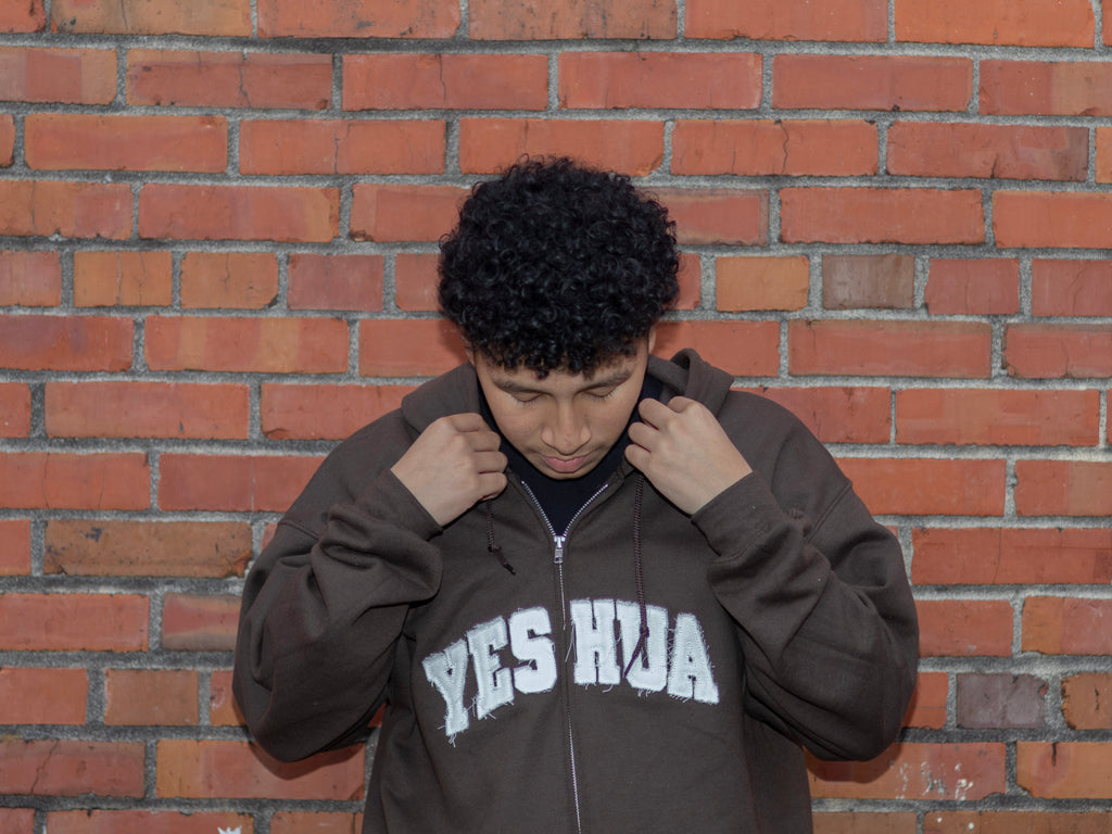 YESHUA Applique Zip Up