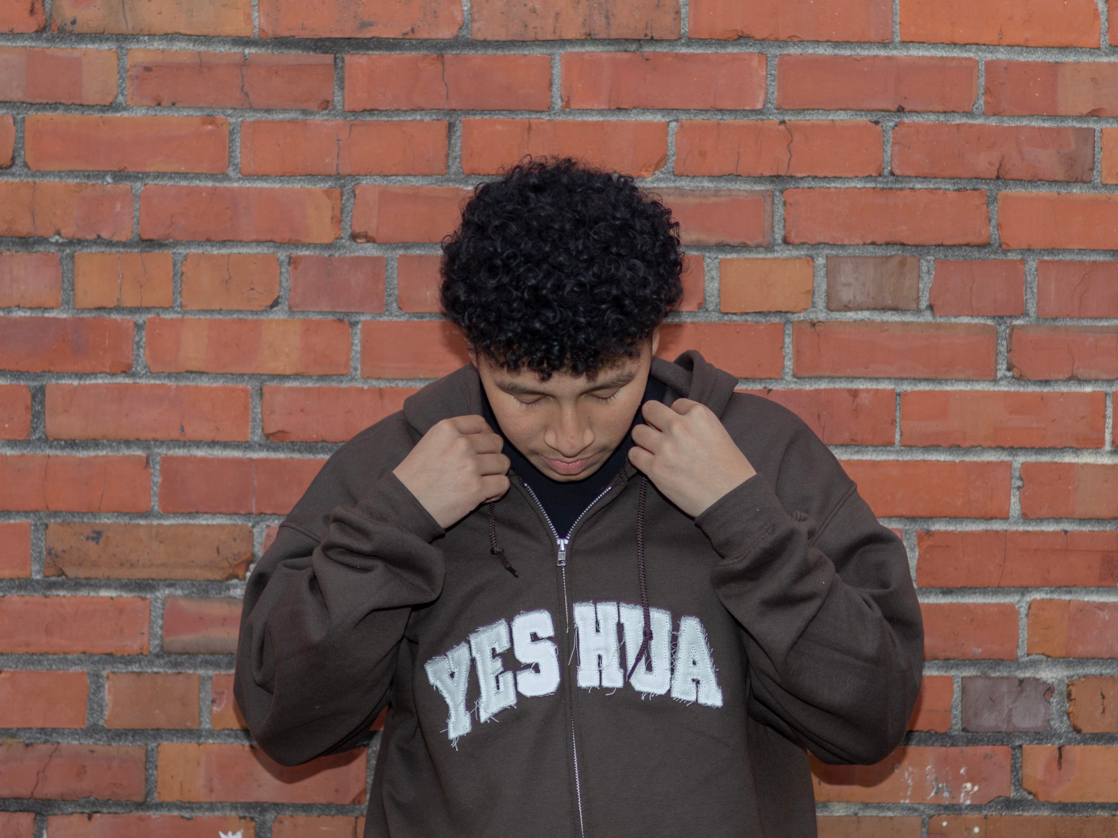 YESHUA Applique Zip Up