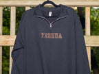 YESHUA Embroidered Quarter Zip Up