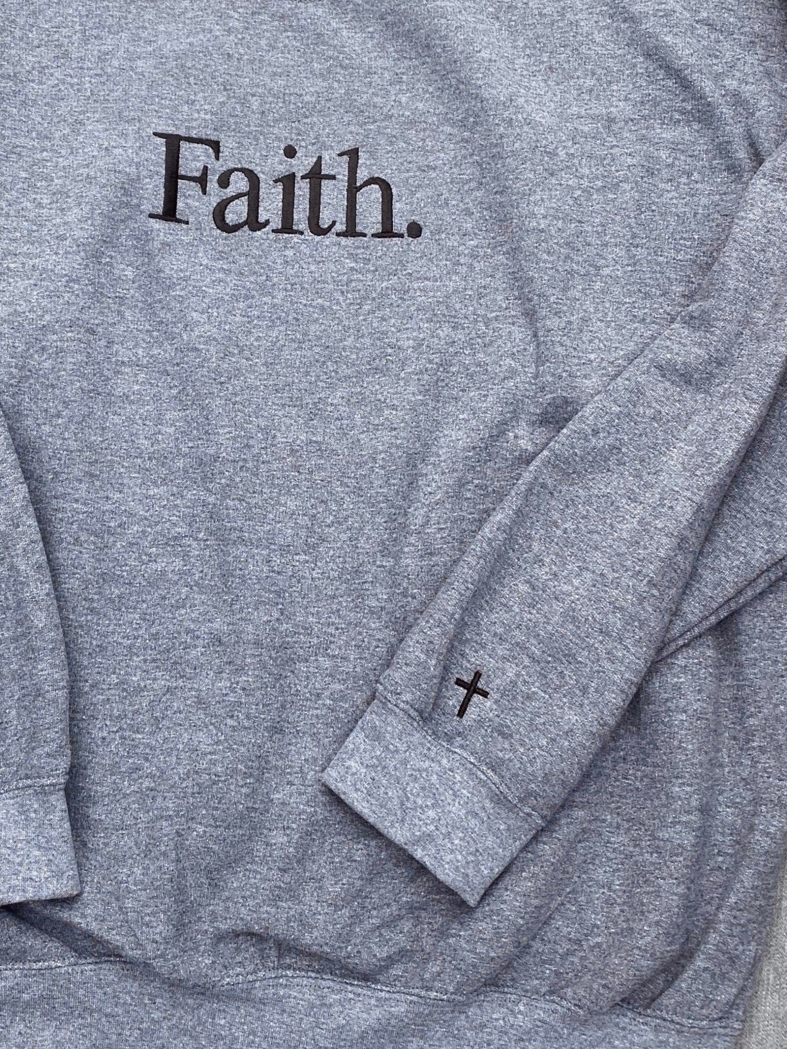 Faith Embroidered Sweatshirt