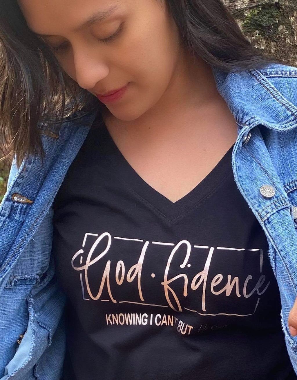 God-Fidence Christian V Neck