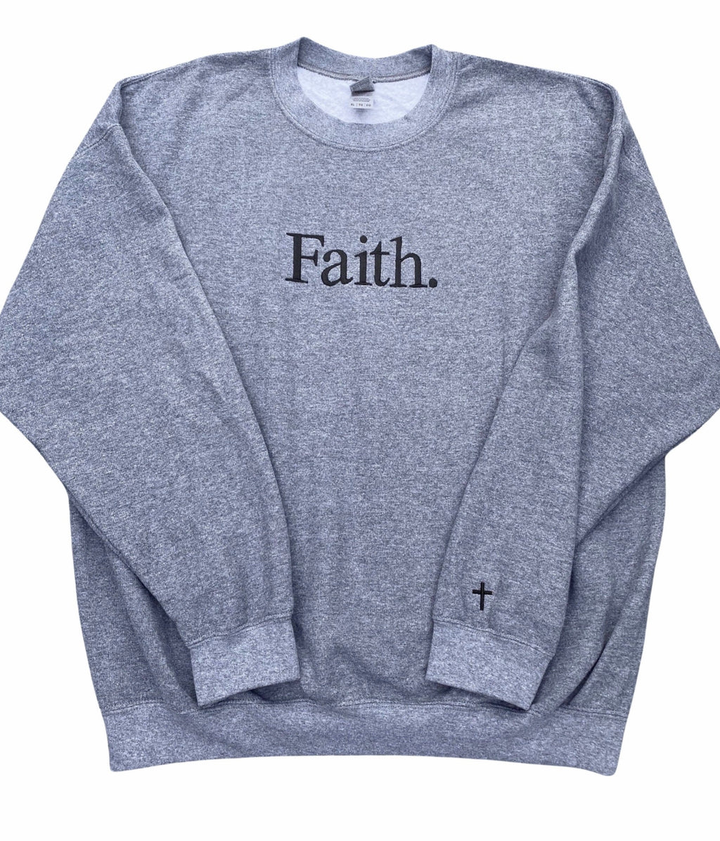 Faith Embroidered Sweatshirt