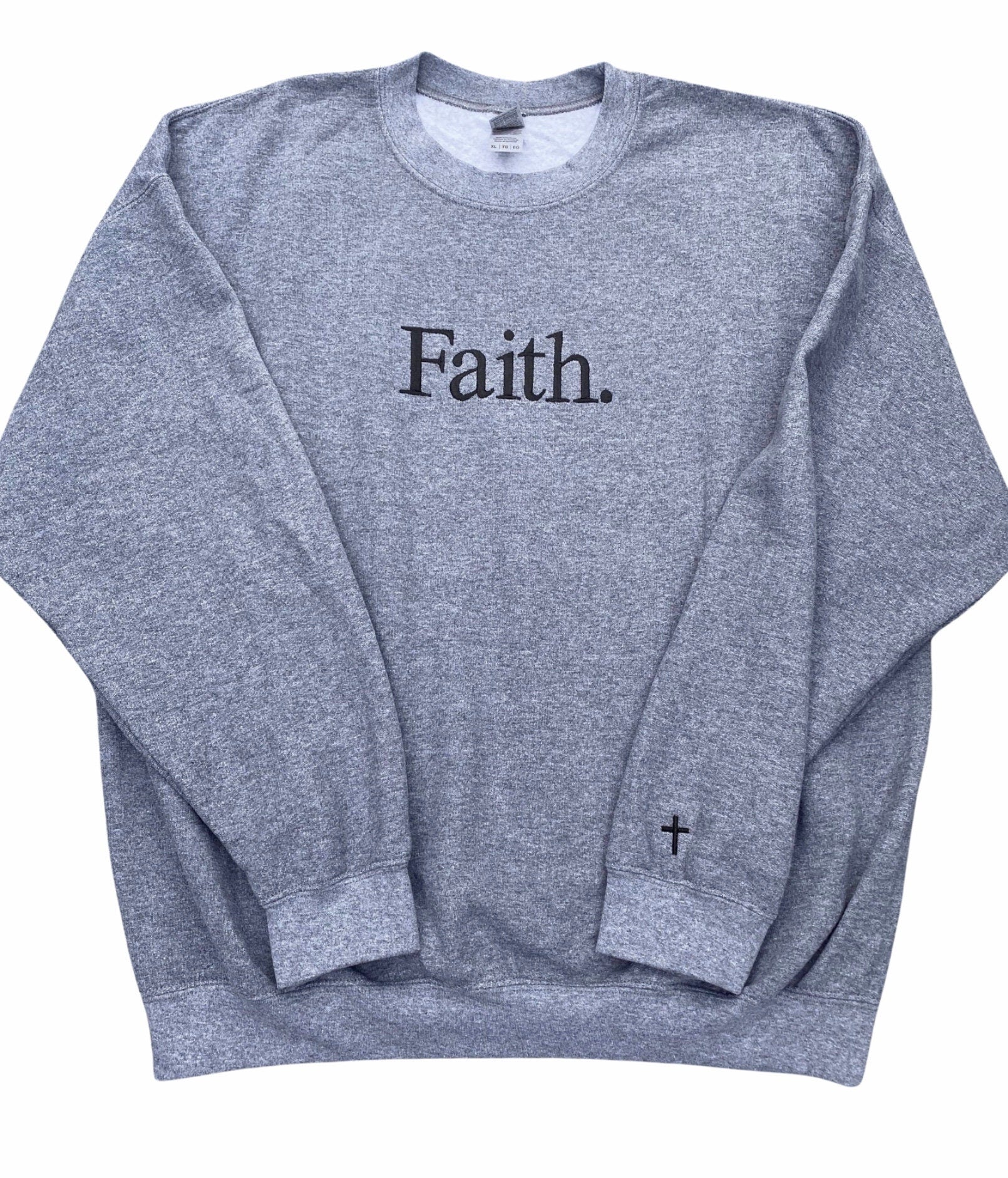 Faith Embroidered Sweatshirt