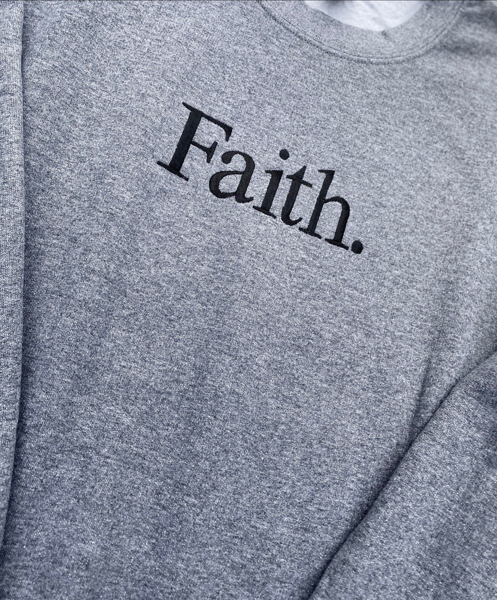 Faith Embroidered Sweatshirt