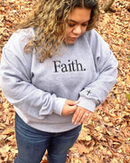 Faith Embroidered Sweatshirt