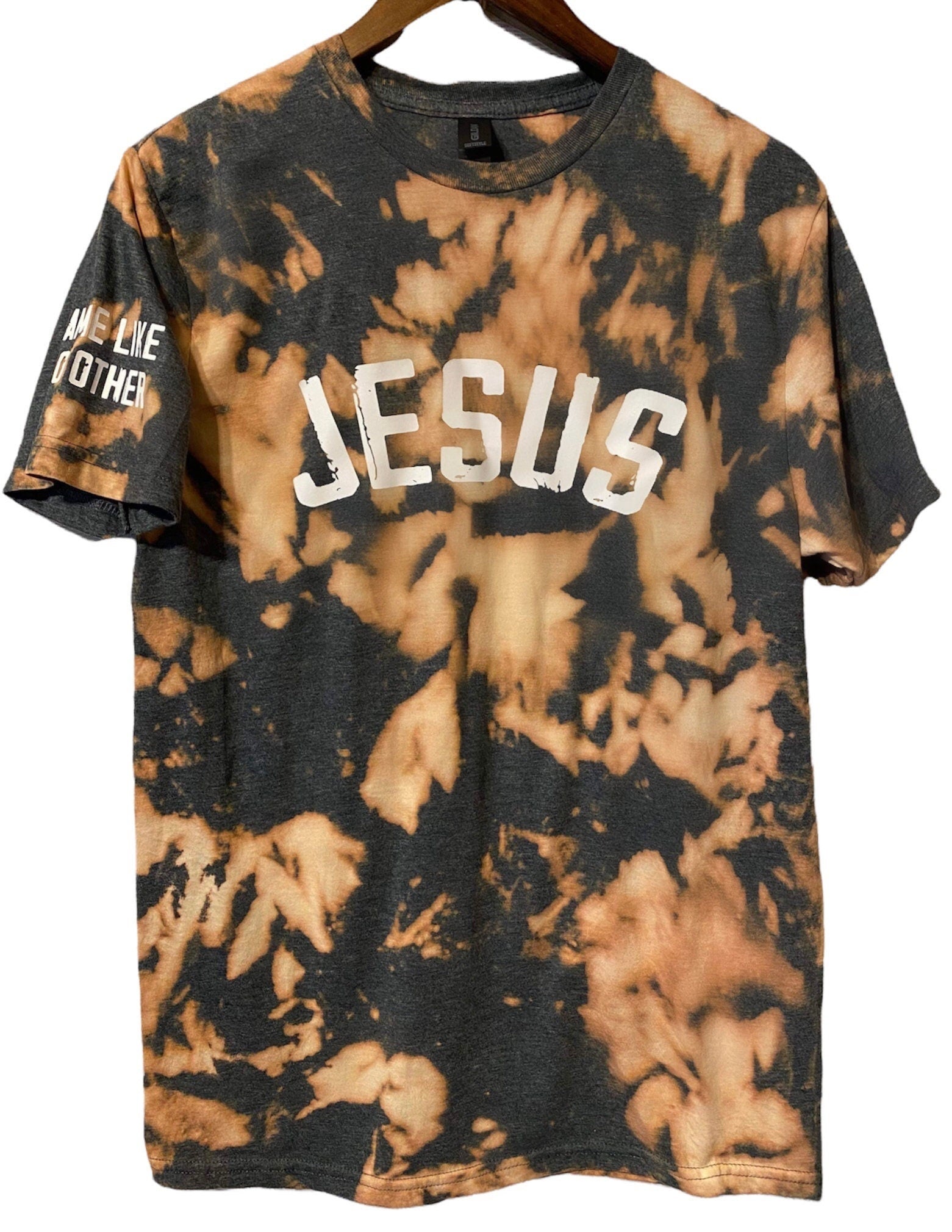 Jesus Unisex Christian Bleached T-Shirt